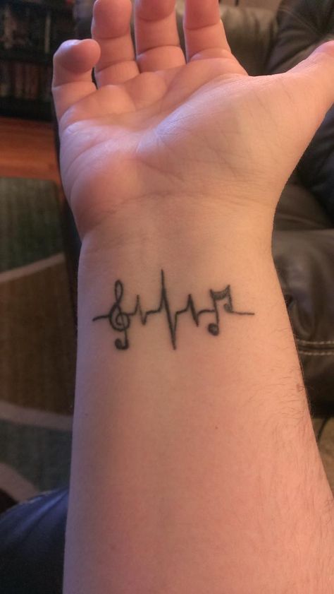 Tatoos Music, Tattoos Infinity, Tato Henna, Couples Tattoo Designs, Music Tattoo Designs, Note Tattoo, Henna Tattoo Designs Simple, Tattoo Now, Geniale Tattoos