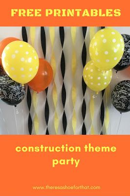 Construction Birthday Party Printables Free, Construction Birthday Party Printables, Construction Party Printables Free, Printable Construction Party Signs Free, Diy Construction Party Decorations, Construction Party Printables, Under Construction Theme, Construction Theme Birthday, Construction Theme Birthday Party