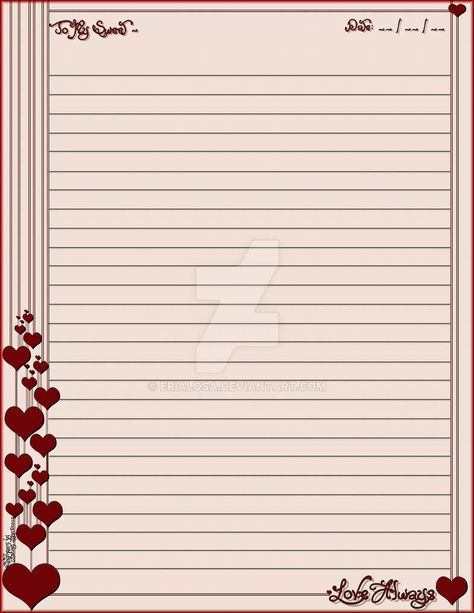 Stationary Printable, Printable Lined Paper, Lined Writing Paper, Writing Paper Printable Stationery, Free Printable Stationery, Writing Paper Printable, Page Borders Design, Stationary Paper, Printable Notes