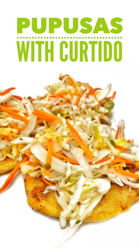 Vegan Pupusas, Curtido Recipe, Pupusa Recipe, Chipotle Recipes, Salvadorian Food, Paleo Side Dishes, Meals Of The Day, Peruvian Food, Food Vegetarian