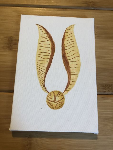 Golden Snitch Painting, Diy Golden Snitch, Harry Potter Drawings Easy, Harry Potter Clip Art, Harry Potter Snitch, Harry Potter Symbols, Harry Potter Hogwarts Castle, Harry Potter Wiki, Deathly Hallows Symbol