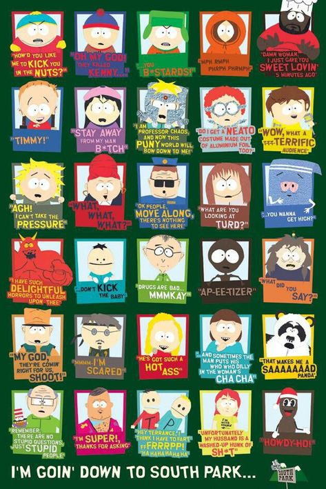 South Park Quotes, South Park Poster, South Park Memes, South Park Anime, South Park Funny, South Park Characters, Tweek Y Craig, Character Quotes, Jrr Tolkien