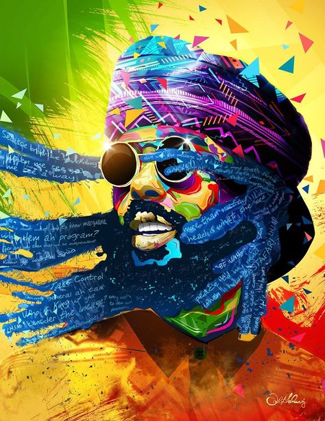 Protoje digital art - QadirMaharaj.com Rasta Art, Reggae Art, Black Kings, Reggae Artists, Jamaica Vacation, Reggae Music, Watercolor Techniques, Various Artists, Bob Marley