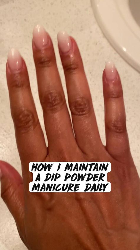 Dip Powder At Home, Dip Nails Tips, Gel Vs Dip Nails, Clean Looking Nails, Low Maintenance Nails, Clear Dip Powder Nails Natural, Diy Dip Powder Nails At Home, Dip Powder Natural Nails, Dip French Tip Nails