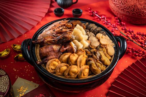 Chinese New Year Food Photography, Temple Food, Korean Temple, Chinese New Year Dishes, Cny 2024, New Year Food, Chinese Mushrooms, Chinese New Year 2022, Chinese New Year Food