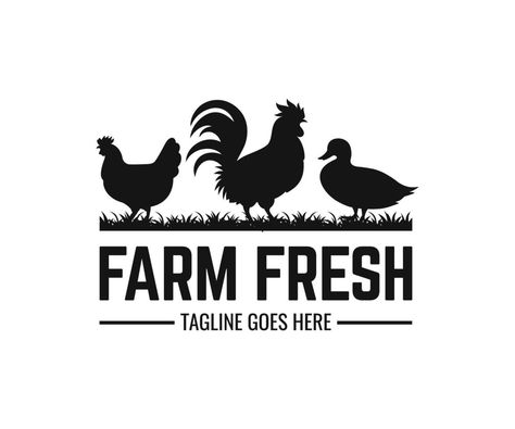 Poultry farms logo inspiration flat design vector templatePoultry farms logo inspiration flat design vector template Poultry Logo Design, Farm Logo Inspiration, Farm Logo, Poultry Farm, Vector Template, Logo Banners, Cityscape Photos, Marketing Design, Custom Illustration