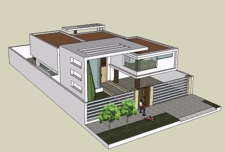 Sketchup House Design, Google Sketchup, Urban Design Architecture, Multifamily Housing, Rooftop Design, Architecture Design Drawing, Sketchup Model, Up House, Interior Designing