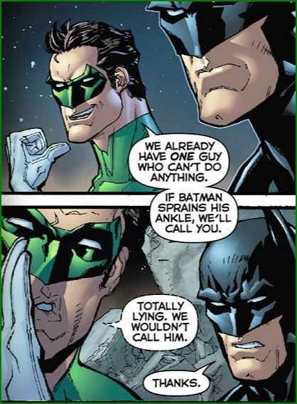 That time Green Lantern lived because public team killing is bad press. | 15 Times Batman Was 100% Done With The Justice League The Justice League, I Am Batman, Im Batman, Dc Memes, The Justice, Deathstroke, Batman Family, Marvel Girls, Black Canary