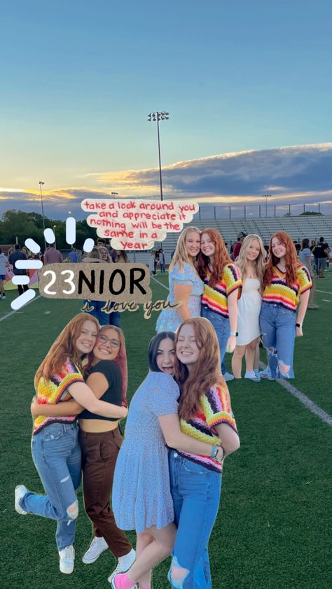 Senior Sunrise Instagram Story, Senior Sunrise Scrapbook, Graduation Board Ideas Senior Year, Senior Sunrise Posters, Senior Year Scrapbook Ideas, Senior Trip Ideas, Senior Year Activities, Senior Year Ideas, Senior Year Aesthetic