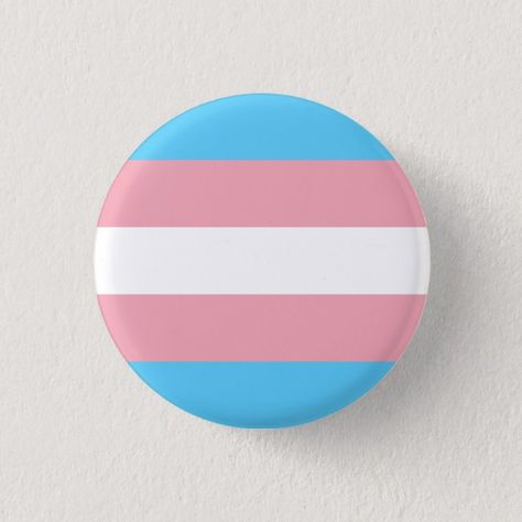 Transgender Pride Flag Button #transgender #trans #pride #prideflags #transgenderflag #pride #lgbt #rainbow #livefree Transgender Flag, Trans Flag, Pride Colors, Flag Pins, Trans Pride, Heart Balloons, Custom Buttons, Lgbtq Pride, Pride Flag