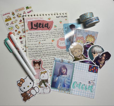 Fun Penpal Games, Kpop Penpal Ideas, Penpal Questions, Kpop Penpal, Penpal Stationary, Penpal Letters, Penpal Ideas, Things To Add In Penpal Letter, Creative Pen Pal Letters