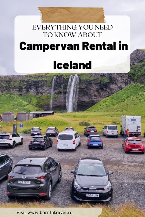 Everything you need to know about Campervan Rental in Iceland 🇮🇸 Iceland Campervan, Campervan Rental, Skogafoss Waterfall, Iceland Travel Guide, Iceland Adventures, National Road, Places To Rent, Visit Iceland, Travel Safety