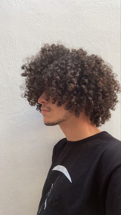 Curly Hair, Follow Me, Wall, Hair, Black