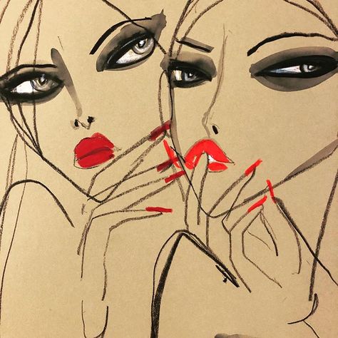 Blair Breitenstein, Living In Nyc, Big Lashes, Fashion Drawings, Face Illustration, Nft Collection, Abstract Geometric Art, Daily Drawing, Fashion Art Illustration