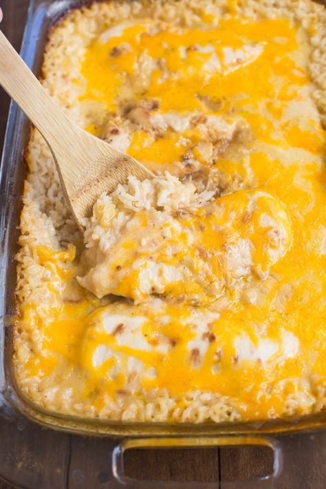 Cheesy Chicken And Rice Casserole, Cheesey Chicken, Cheesy Chicken And Rice, Cheesy Chicken Rice, Chicken And Rice Casserole, Chicken Rice Recipes, Easy Chicken And Rice, Chicken Rice Casserole, Tastes Better From Scratch