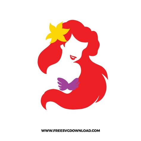 Ariel Logo, Princess Silhouette Svg, Disney Family Vacation Svg, Ariel Silhouette, Disney Princess Silhouette, Disney Clipart, Princess Silhouette, Svg Bundles, Svg Ideas