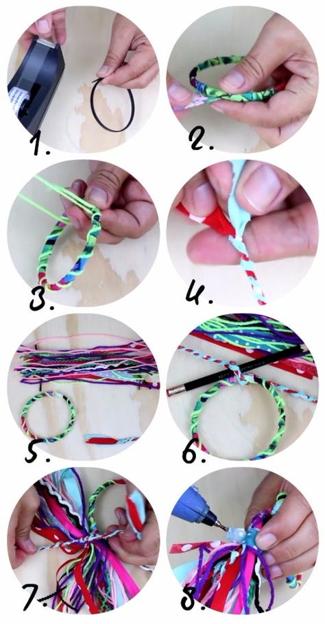 Fabric Bracelets Diy, Mens Bracelet Diy, Mark Montano, Boho Tassels, Tassels Tutorials, Fabric Cuff Bracelet, Diy Bijoux, Fabric Bracelets, Diy Tassel