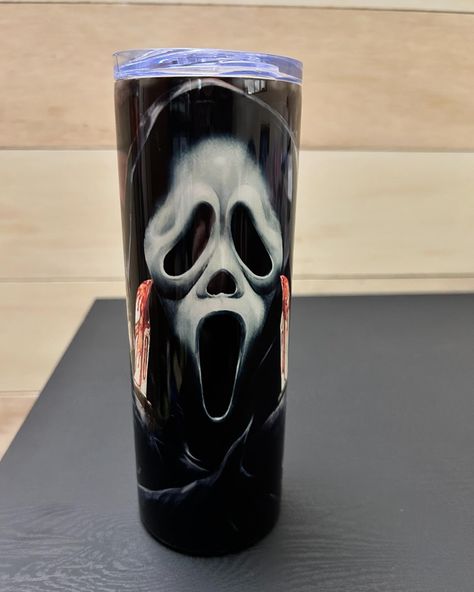 Ghostface tumbler for a fellow horror lover for Mother’s Day! 🫶🏻👻 Want to customize a tumbler? Do it on the site! 🔗 https://kaitlynroseco.com/products/make-your-own-tumbler-20oz-stainless-steel . . #ghostface #horror #horrorfan #spooky #spookylovers #makeyourowntumbler #customized #personalized #gifts #shopsmall #shoplocal #shophandmade #mamaownedbusiness Ghostface Tumbler, Horror Lovers, Ghost Faces, May 11, Handmade Shop, Mother’s Day, Make Your Own, Do It, Personalized Gifts