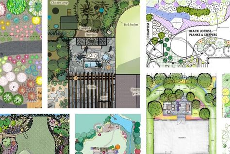 Download a Free Native-Plant Garden Plan for Your Specific Region Ohio Garden, Sustainable House, Landscape Design Drawings, Exterior Inspiration, Healing Garden, Landscape Designers, Native Plant Gardening, Plans Architecture, Sensory Garden