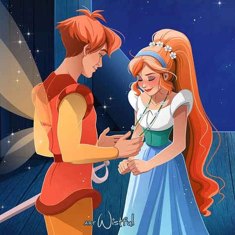 It's very hard for me to try new things when it comes to drawing, but I had a few things i wanted to practice and this was a result of… Thumbelina And Cornelius, Wistful Art, Anastacia Disney, Princes Disney, Non Disney Princesses, Princesas Disney Anime, Image Princesse Disney, Disney Fanart, Disney Animated Movies