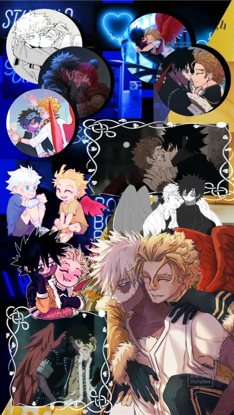 Hawks X Dabi Wallpaper, Dabi X Hawks Cute, Mha Dabi X Hawks, Dabihawks Wallpaper, Dabi X Hawks Family, Dabi X Hawks Kissing, Dabi X Hawks Fanart, Hawks X Dabi Fanart, Dabi X Hawks Comic Kiss