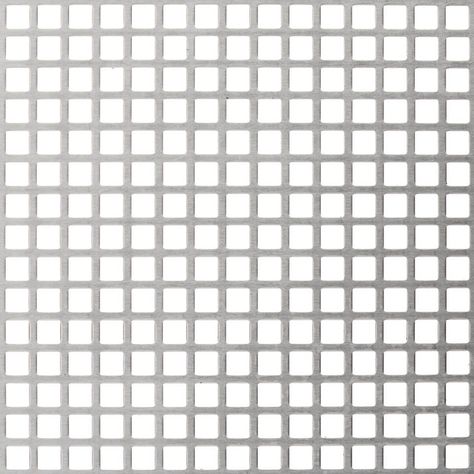 Square hole perforated mesh can be used as substitute for round hole types. It can provide large open area for more air and light passing through, so you can find square hole perforated screens in many ventilation equipment. Cladding Texture, Metal Grid, Metal Screen, Perforated Metal, Mood And Tone, Mesh Screen, Metal Texture, Metal Sheet, White Paneling