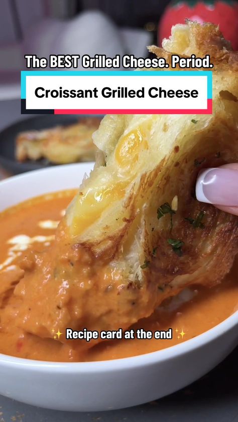 Croissant Toast, The Best Grilled Cheese, Grilled Cheese Recipe, Cheese Croissant, Best Grilled Cheese, Grilled Cheese Sandwiches, Grilled Cheese Recipes, Cheese Serving, Grilled Cheese Sandwich