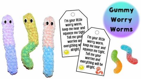 Crochet Gummy Worms Yarn Stitches, Worry Worm, Kids Fathers Day Crafts, Childhood Innocence, Gummy Worm, Gummy Candies, Valentine's Day Crafts For Kids, Gummy Worms, Popular Crafts