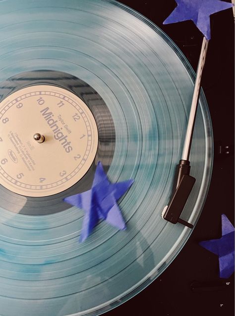 Taylor Swift Light Blue Aesthetic, Midnights Album Aesthetic, 70s Disco Aesthetic, Vinyl Widget, Bejeweled Music Video, Taylor Vinyl, Midnights Vinyl, Vanessa Core, Records Aesthetic