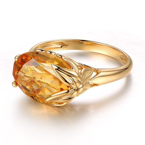 Say 'I do' with the radiant beauty of our Citrine Gemstone Engagement Ring – available at BZhuddle.com! 💍✨ Engagement Hand, Hand Jewelry Rings, Copper Style, Shape Geometric, Gemstone Engagement, Color Champagne, 18k Gold Ring, Citrine Ring, Peridot Gemstone