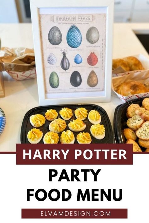 Harry Potter Breakfast Ideas, Hogwarts Food, Harry Potter Party Food, Harry Potter Themed Food, Birthday Food Ideas, Harry Potter Feast, Harry Potter Food Ideas, Harry Potter Dinner, Harry Potter Desserts