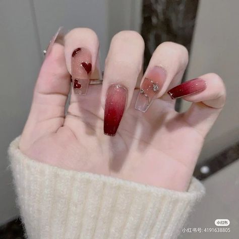 Art Nails Design, Asian Nails, Aesthetic Nails, Simple Acrylic Nails, Blush Nails, Pretty Gel Nails, Soft Nails, Jelly Nails, Art Nails