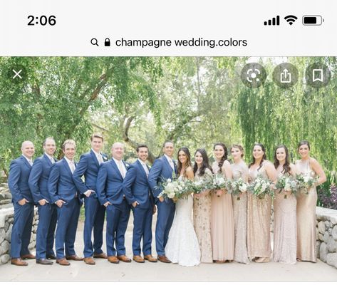 Bridesmaid Dresses Neutral, Neutral Bridesmaid Dresses Mismatched, Neutral Bridesmaid Dresses, Wedding Parties Colors, Neutral Wedding Colors, Colors Dress, Stunning Bridesmaid Dresses, Champagne Bridesmaid Dresses, Champagne Bridesmaid