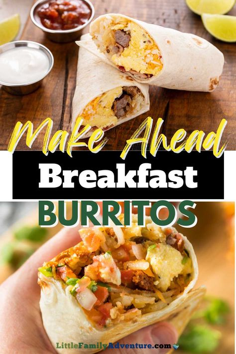 Prepare these scrumptious make-ahead breakfast burritos before your camping trip, for serene mornings by the campfire. Customize your fillings and then simply reheat for a go-to camping breakfast. Burritos Bowl, Camping Breakfast Burritos, Homemade Breakfast Burritos, Best Breakfast Burritos, Easy Camping Breakfast, Breakfast Burrito Recipe, Make Ahead Breakfast Burritos, Easy Breakfast Burritos, Campfire Breakfast