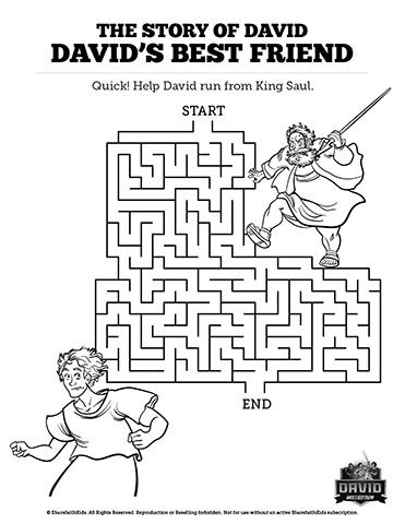 Daniel And Nebuchadnezzar Dream Craft, Nebuchadnezzar's Dream Craft, Nebuchadnezzar's Dream, Sunday School Activity Sheets, Bible Activity Sheets, Bible Mazes, David And Saul, David Bible, David And Jonathan