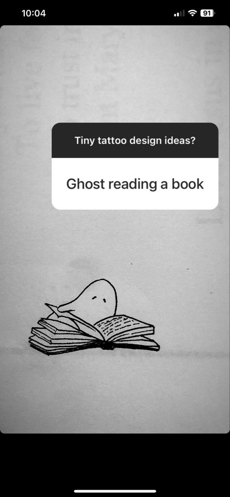 The Graveyard Book Tattoo, Book Ghost Tattoo, Horror Book Tattoo Ideas, Ghost Reading Book Tattoo, Horror Book Tattoo, Ghost Reading Tattoo, Ghost With Book Tattoo, Ghost Book Tattoo, Ghost Reading A Book Tattoo