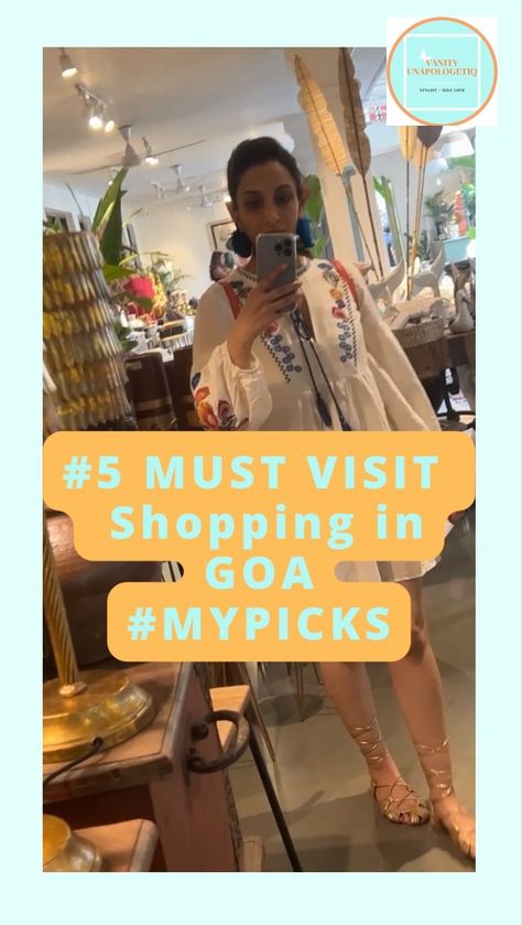 vanityunapologetiq on Instagram: ✨MY TOP #5 PICKS FOR-SHOPPING ✨ 📍NORTH GOA 💕@studiokassa 💕@studioverandah 💕@uniquetunic 💕@rangeelagoa 💕@theflamestore By yours… Goa Shopping, South Goa, North Goa, Goa, Instagram Profile, Vanity, On Instagram, Furniture, Quick Saves