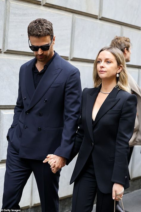 Theo James And Wife, Theo James Wife, Theo James And Ruth Kearney, Theo James 2024, Theo James The Gentlemen Outfits, Theo James Style, Theo James Suit, Theo James White Lotus, Actors In Suits