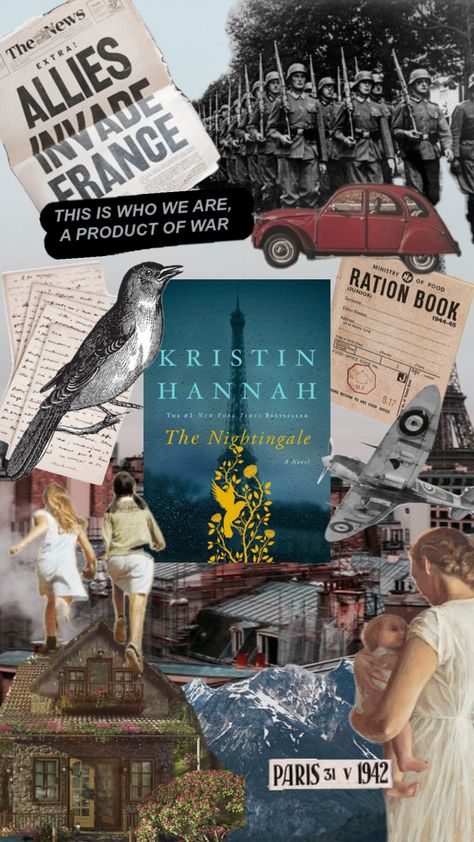 The nightingale (Kristin Hannah) #thenightingale #kristinhannah #thenightingalekristinhannah Nightingale Kristin Hannah, The Nightingale Kristin Hannah, The Nightingale Book, The Nightingale, Kristin Hannah, Hacker Aesthetic, Books For Moms, Nightingale, Reading Journal