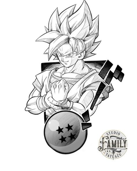 Goku, Dragon Ball Z Goku Tattoo Stencil, Dragon Ball Z Tattoo Design, Dragon Ball Z Tattoo Ideas, Goku Tattoos, Goku Tattoo Design, Goku Tattoo Ideas, Goku Tattoo, Dragon Ball Z Tattoo, Dbz Tattoo