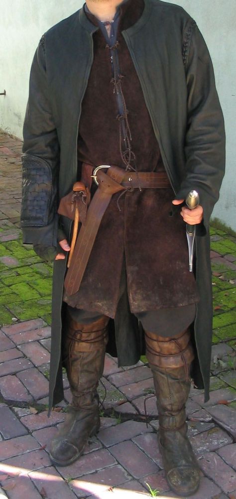 lotr strider costume | Found on alleycatscratch.com Medieval Clothing, The Rings, Lord Of The Rings, A Man