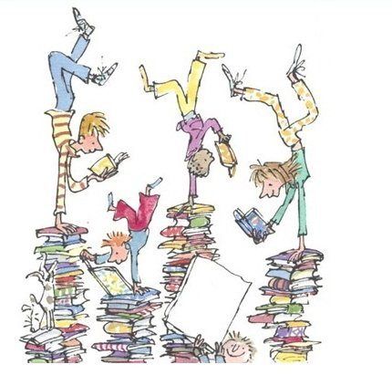 Roald Dahl Characters, Quentin Blake Illustrations, Roald Dahl Day, Roald Dahl Books, Quentin Blake, Library Art, Devotional Books, Childrens Books Illustrations, Reading Art