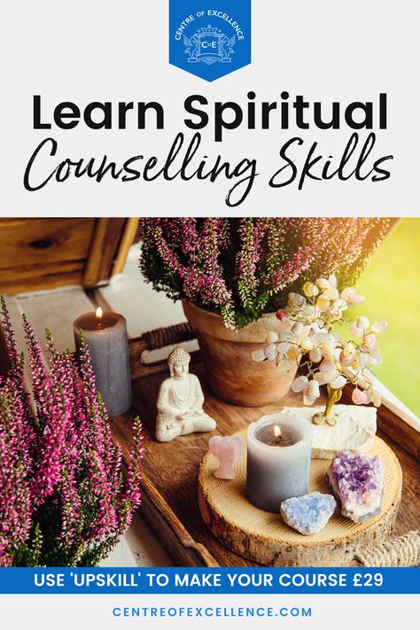 USE 'UPSKILL' TO MAKE YOUR COURSE £29 - Do you want to enhance your counselling skills with spirituality? Through this course become familiar with chakras, why chakra cleansing and balancing is important, and the methods used to align chakras. Click here to start your course today and learn the skills you need to start your spiritual life coaching journey. Counselling Skills, Kundalini Awakening Symptoms, Align Chakras, Life Coaching Worksheets, Spiritual Life Coach, Chakra Cleansing, Centre Of Excellence, Opening Your Third Eye, Chakra Cleanse