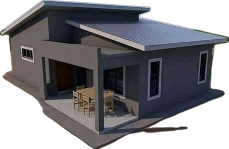 Roofing Styles And Designs, Nutech Homes, Modern Skillion Roof House, Butterfly Roof House Modern Homes, House Design Ideas Simple, Simple Bungalow House Designs, Small House Design Ideas, Flat Roof House Designs, Small House Design Philippines