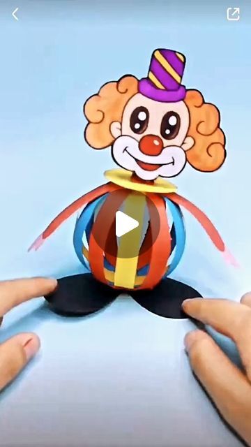 Itsy Bitsy Artsy I Art & Craft I Creative DIY on Instagram: "Bring joy to your home with this easy and fun DIY paper crafted moving clown! 🤡🎈✂️🎨🖌 Let your kids unleash their creativity with this entertaining project.  . . 📌Follow me for more: ➡️ @itsy_bitsy_23 ➡️ @itsy_bitsy_23 ➡️ @itsy_bitsy_23 . . #DIYcrafts #KidsCrafts #PaperCrafting #HandmadeFun #OrigamiArt #CreativeKids #CraftyClown #CraftingWithKids #DIYInspiration #PaperMagic #CraftyIdeas #FamilyCrafts #ArtAndCraft #FunWithPaper #CreativePlay #CraftyKids #HomemadeCrafts #CreativeMinds #CraftyCreations #PaperCraftingFun" Clown Crafts For Kids, Paper Magic, Circuit Projects, Crafty Kids, Family Crafts, Origami Art, Homemade Crafts, Fun Diy, Creative Kids