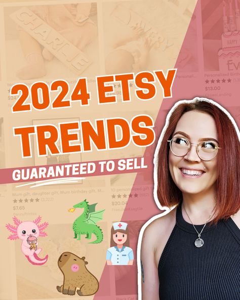 My subscribers wait literally all year for THIS video! These are the Etsy products and theme trends that are guaranteed to sell in 2024! Etsy Trends 2024, Trends For 2024, Mum Birthday Gift, Mum Birthday, Etsy Business, Etsy Products, Trends 2024, Handmade Business, Daughter Gifts