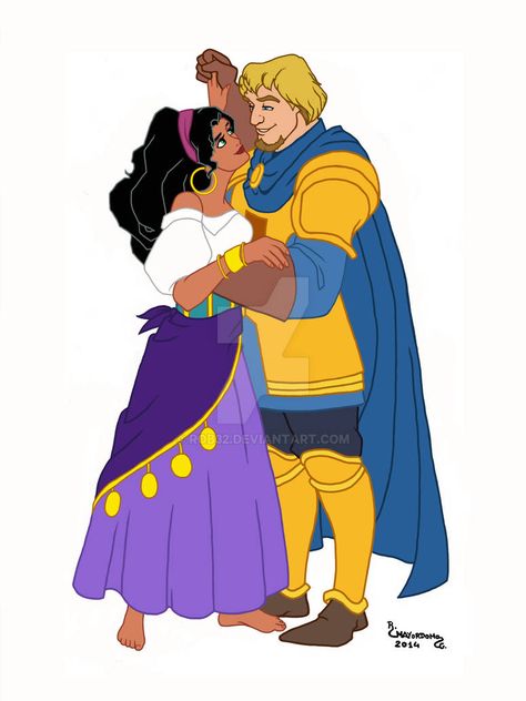 Captain Phoebus, Bells Of Notre Dame, Anastacia Disney, Esmeralda Disney, Disney University, Disney Romance, Disney Ships, Disney Silhouette, Animation Disney