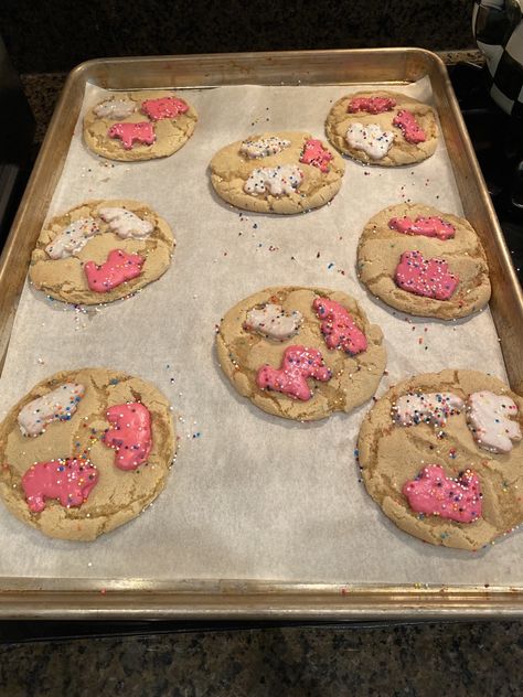 Frosted Animal Cookie Recipes, Animal Cookies Recipe, Circus Cookies, Circus Animal Cookie, Animal Cookie, Ice Cream Scooper, Cookie Spread, Vanilla Pudding Mix, Cookie Do