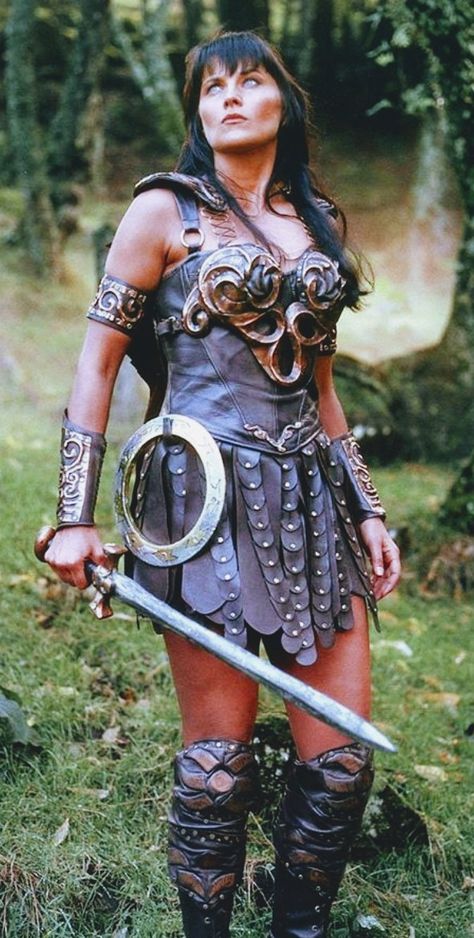 Xena Costume, Dahomey Amazons, Xena And Gabrielle, Renée O'connor, Lucy Lawless, Xena Warrior Princess, Xena Warrior, Nerd Love, Battlestar Galactica