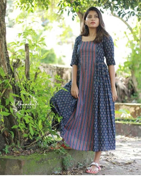 Feeding Dresses, Cotton Night Dress, Simple Frock Design, Stylish Kurtis Design, Simple Saree Designs, Simple Frocks, Simple Kurta Designs, Frock Patterns, Designer Kurti Patterns